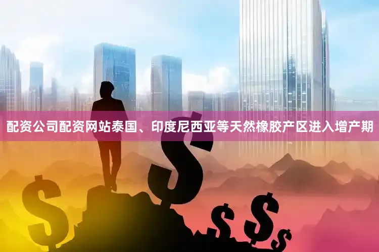 配资公司配资网站泰国、印度尼西亚等天然橡胶产区进入增产期